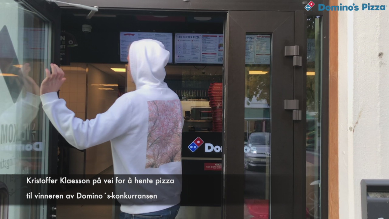Vant pizza og kampbilletter fra Domino´s